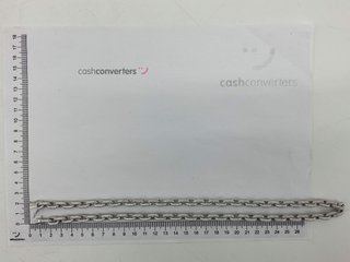 cadena plata 925mm con piedra con circonita 30cm