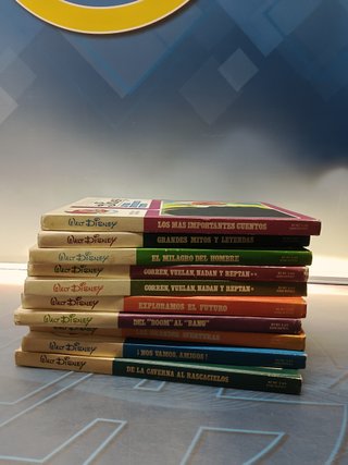 ENCICLOPEDIA DISNEY, BURU LAN, 1973. casi Completa, 10 tomos de 15