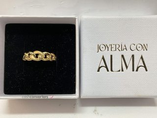 anillo oro 18k