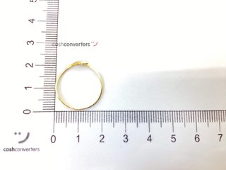 anillo oro 18k con piedra con circonita