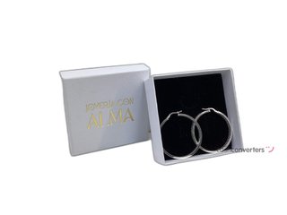 argollas plata 925mm