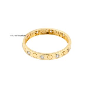 anillo oro 18k con piedra con circonita t. 20 (19,1 mm)