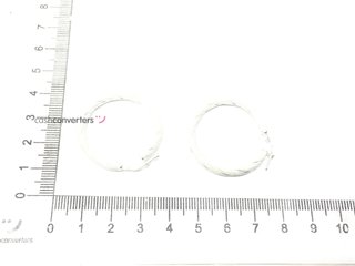 argollas plata 925mm
