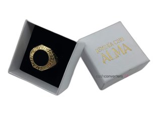 sello oro 18k con piedra con onix t. 20 (19,1 mm)