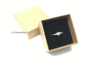 anillo plata 925mm con piedra con circonita