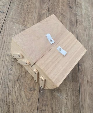 Caja de costura/manualidades de madera