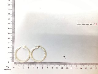 argollas plata 925mm