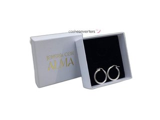 argollas plata 925mm