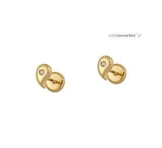 pendientes oro 18k con piedra