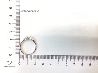 anillo plata 925mm con piedra con circonita