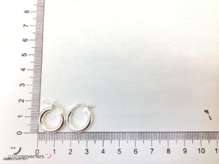 argollas plata 925mm