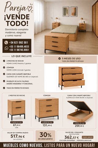 Dormitorio HOMN Living Completo