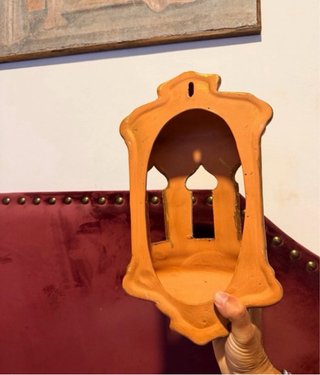 Aplique árabe terracota dorado hecho a mano