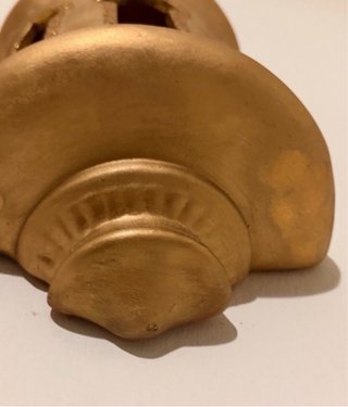Aplique árabe terracota dorado hecho a mano