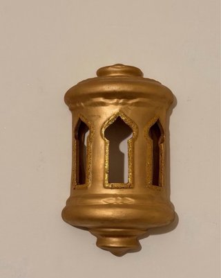 Aplique árabe terracota dorado hecho a mano