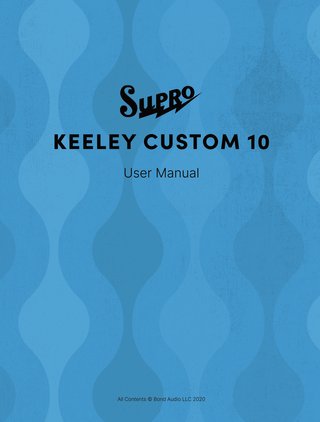 Amplificador Supro Keeley Custom 25w • Led Zep
