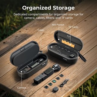 SMALLRIG Estuche de transporte para DJI Pocket 4/3