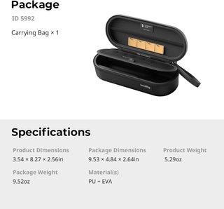 SMALLRIG Estuche de transporte para DJI Pocket 4/3