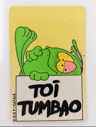 LOTE 5 ANTIGUOS CROMOS BOLLY -TOIS AÑOS 80