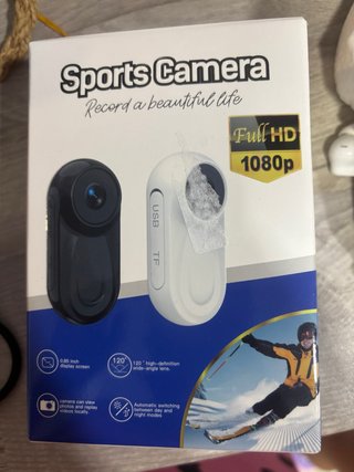 Mini Cámara Deportiva Full HD 1080p