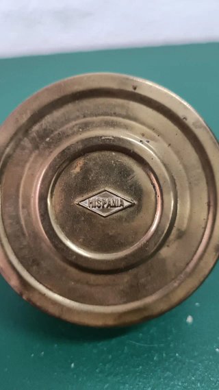 Hornillo Quemador Antiguo Latón Negro 15cm