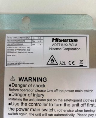 Motor Ventilador Hisense Evaporador Unidad Interio