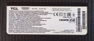 Mando TV TCL 40S5400 (RC802N)