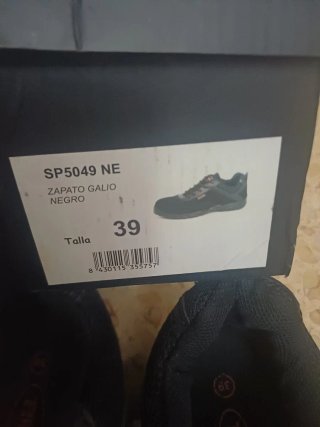 Zapatos de seguridad para mujer negros