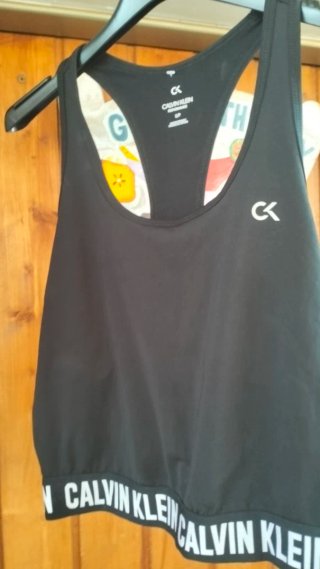 Top Calvin Klein Nero Taglia S