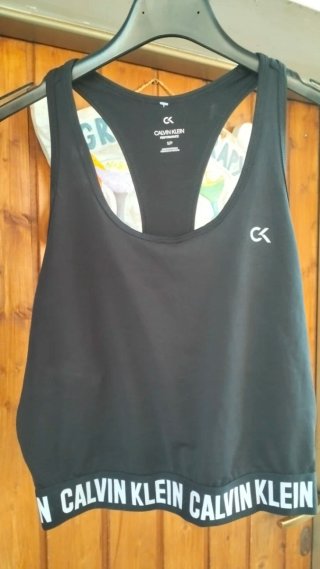Top Calvin Klein Nero Taglia S