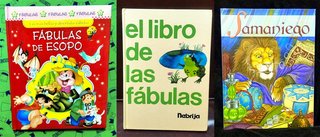 3 libros de fábulas infantiles y juveniles