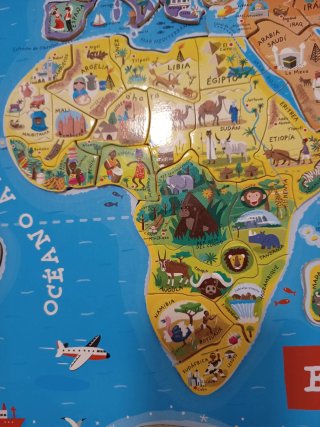 Puzzle Magnético El Mundo Janod