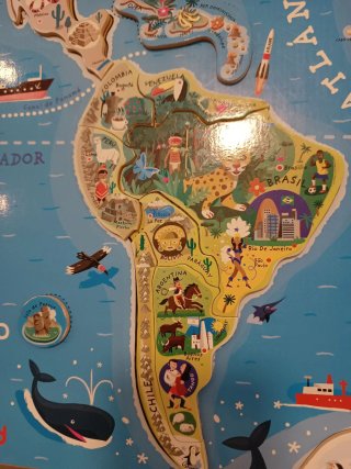 Puzzle Magnético El Mundo Janod