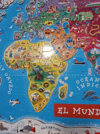 Puzzle Magnético El Mundo Janod
