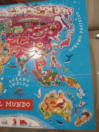 Puzzle Magnético El Mundo Janod