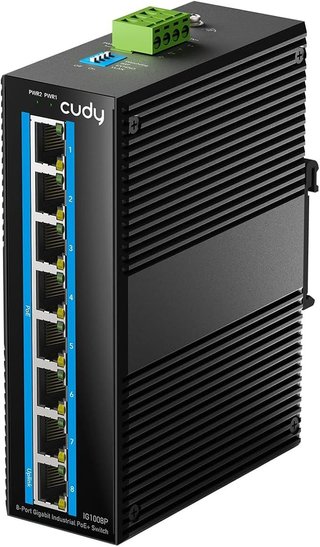Cudy IG1008P Switch Industrial PoE 8 Ptos Gigabit