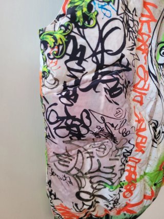 Gilet Versace Multicolor Graffiti