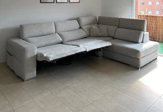 Sofá Chizlo Gris Tela