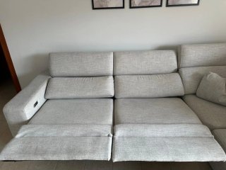 Sofá Chizlo Gris Tela