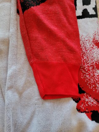 Maglione Versace Uomo Rosso Bianco