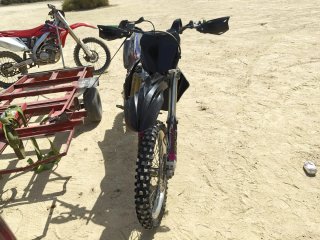 Kawasaki Motocross Negra y Verde