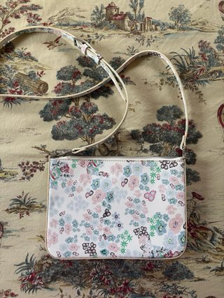 Bolso Parfois floral blanco multicolor
