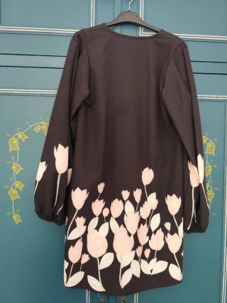 Vestido Anabel Lee colibrí talla única