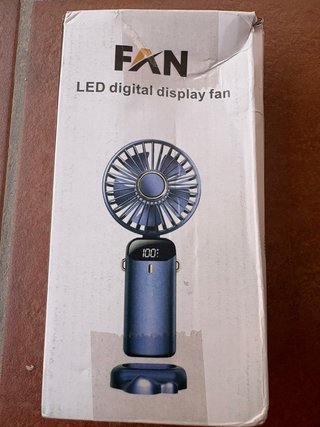 Ventilador LED Digital Portátil