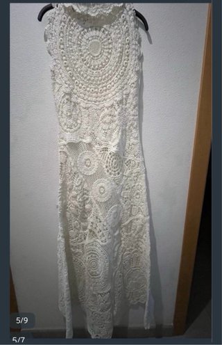 Vestido crochet Zara Talla M