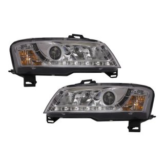 Faros delanteros LED para Fiat Stilo Cromados