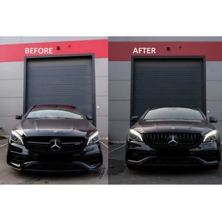 Parrilla frontal Mercedes CLA W117 tipo Panamerica