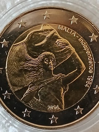 Moneda Malta 2014 Independencia