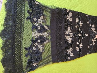 Abito Twinset Georgette Tulle Ricamo Pail