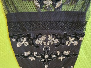 Abito Twinset Georgette Tulle Ricamo Pail